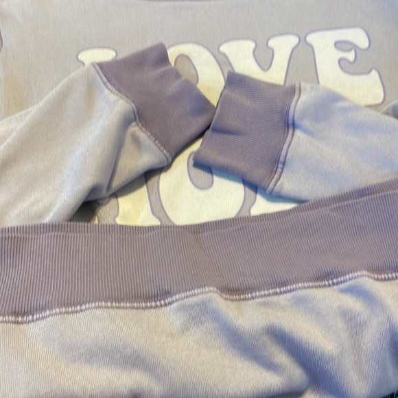 JAC VANEK-LOVE MORE terry cloth inside sweat shirt-Perfect Condition 😃 - Picture 5 of 6